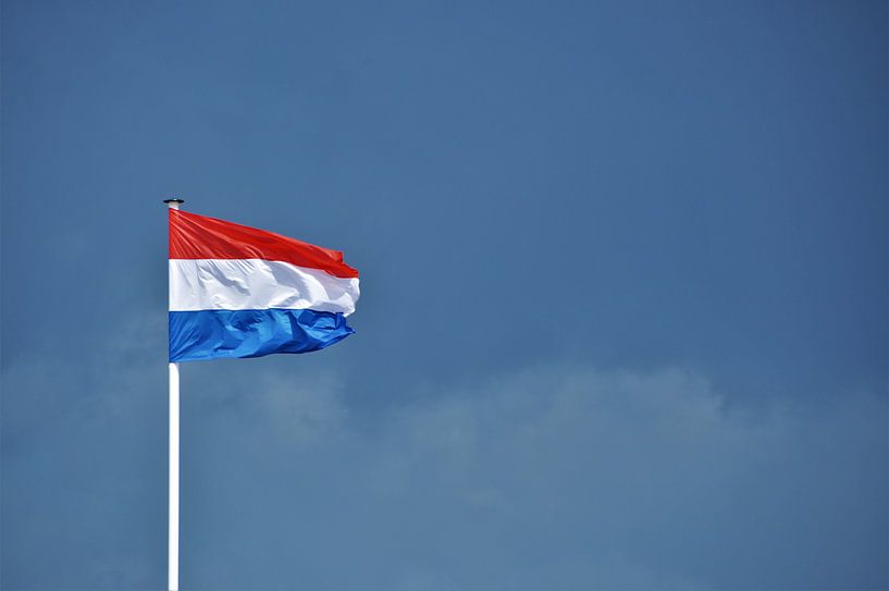 De Nederlandse Vlag wapperend in de Franse Zeewind van DoDiLa Foto's