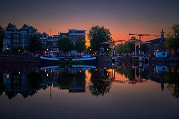 Photo of the Walter Süskind Bridge and Amstel River in Amsterdam, 2020 - 6