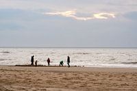 Plage de la mer du Nord