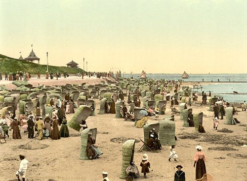 Het leven op het strand, Norderney, Duitsland
