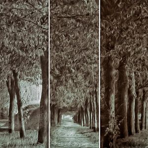triptique de l'avenue des arbres