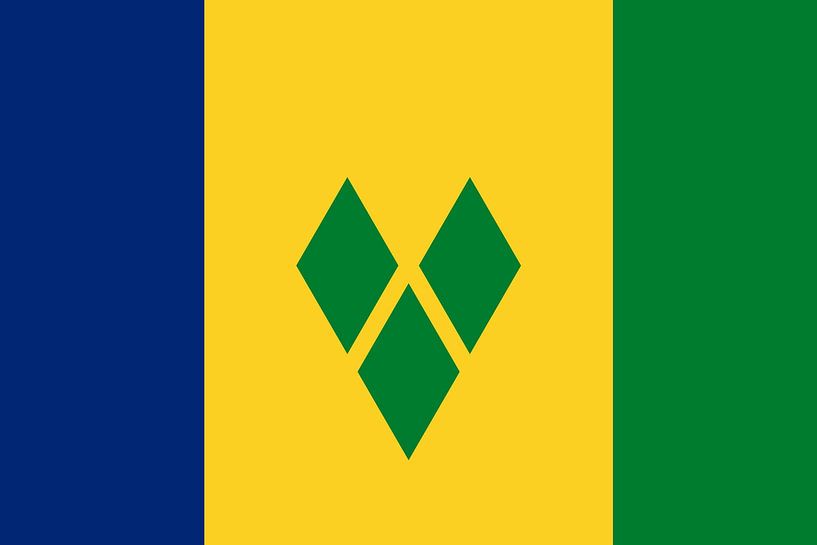Flag of St Vincent and the Grenadines by de-nue-pic