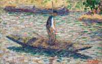 A fisherman (ca. 1884) by Georges Seurat by Studio POPPY thumbnail