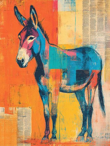 Donkey Abstract | Donkey Colour by Abstract Painting