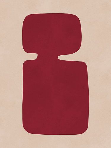 Rode organische vormen 7