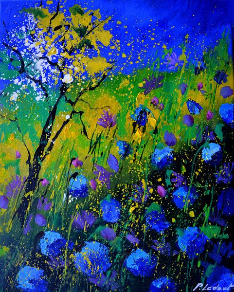 Blue flowers by pol ledent