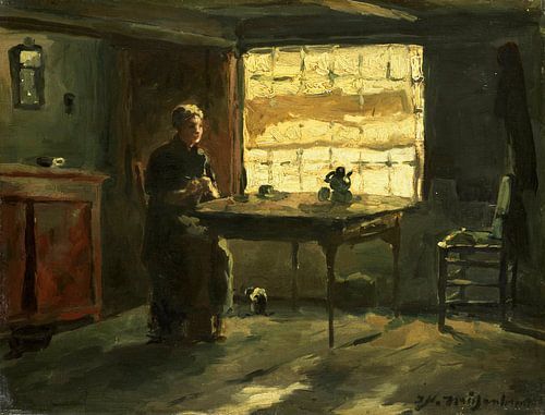 Boereninterieur, Johan Hendrik Weissenbruch