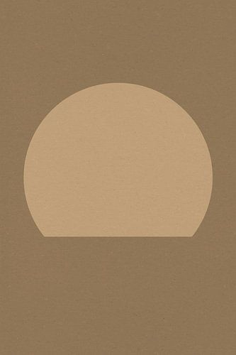 Japandi in aardetinten. Abstracte minimalistische Zen kunst VI