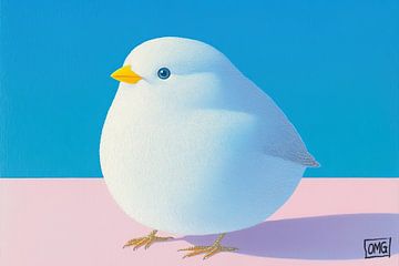 Vogel | Chubby Bird Watch van OMG Art