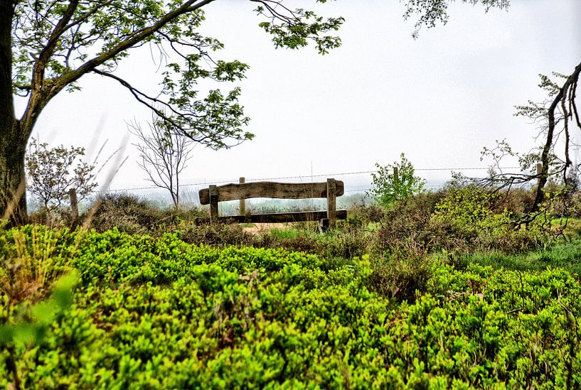 Banc avec vue par Jurjen Jan Snikkenburg