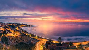 Sonnenaufgang in Tarragona, Spanien