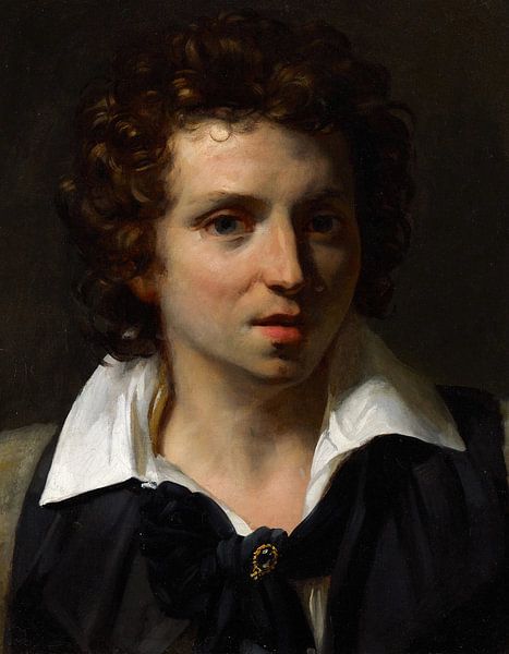 Théodore Géricault. Portrait d'un jeune homme par 1000 Schilderijen