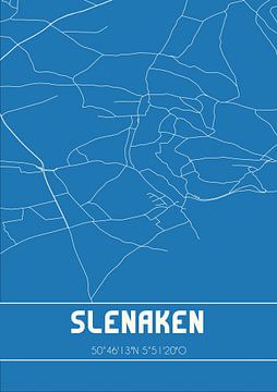 Blauwdruk | Landkaart | Slenaken (Limburg) van Rezona