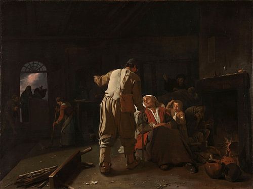 De zieken bezoeken, Michael Sweerts