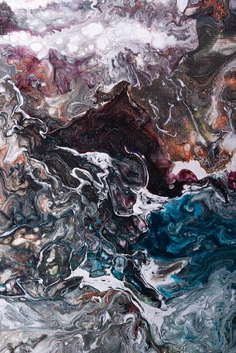 Vloeibare kleuren: aardetinten (met blauw en paars)