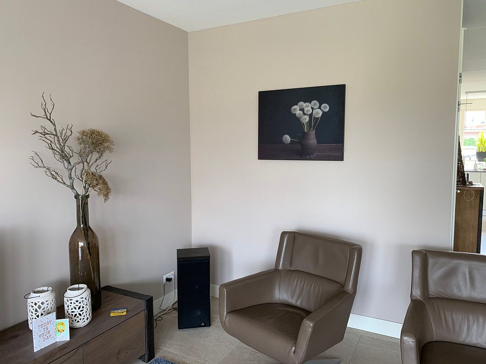 A bouquet of luck, dandelions inspired by the Dutch masters.  by Joske Kempink 