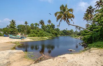 Strand in India. van Floyd Angenent