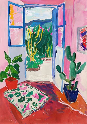 Matisse inspired Open Window by Niklas Maximilian