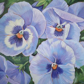 Blauwe Violen van Ineke Zeeuw