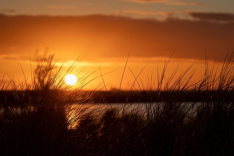 Marqueur de lever de soleil Wadden par Tanja van Beuningen