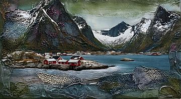 Het landschap van de Lofoten van Nick Wendt