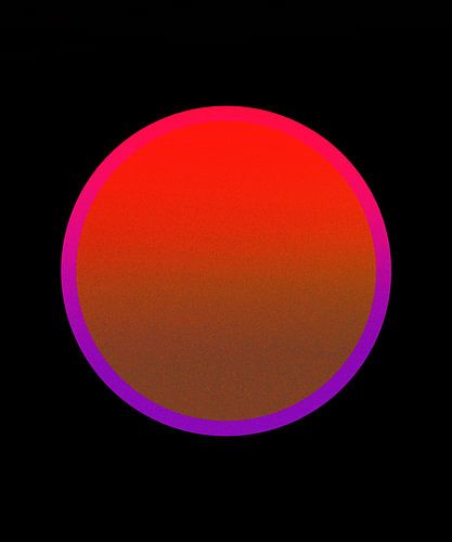 Zonsondergang geïnspireerd door Piet Mondriaan