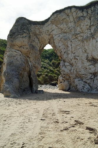 White Rocks Beach ligt direct aan de Causeway Coastal Route