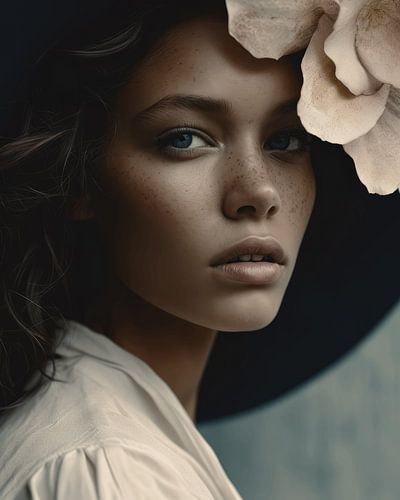 Portret in zachte kleuren