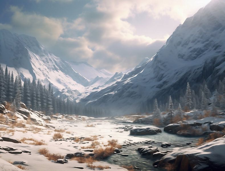 Hooglanden van fernlichtsicht