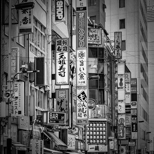 Shinjuku district in detail | monochrom