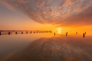 Sonnenuntergang über dem IJsselmeer von KB Design & Photography (Karen Brouwer)