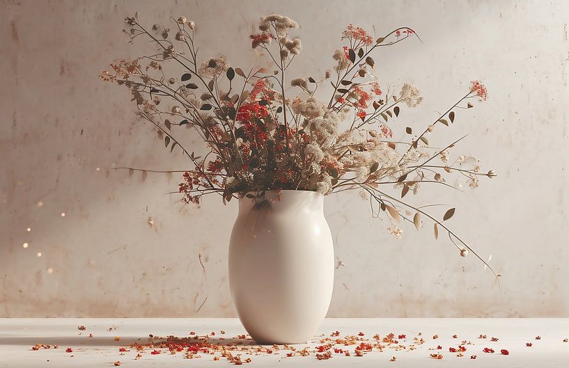 Esthetisch stilleven van fernlichtsicht