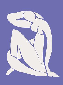 Weiblicher Akt Inspiriert von Henri Matisse von Mad Dog Art