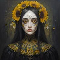 panna cotta et tournesols