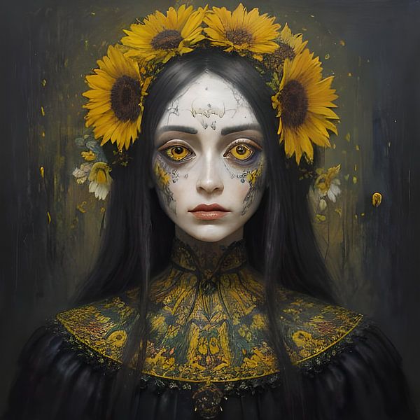 panna cotta et tournesols par Leonid Kuzenny