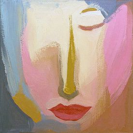 Abstract in pastel - Still moment by Gisela- Art for You