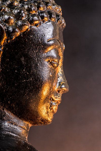 Goldene Statue von Thomas Riess
