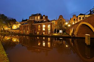 Ehemalige Bierbrauerei de Boog an der Oudegracht in Utrecht (2) von Donker Utrecht