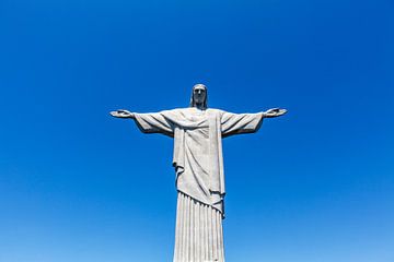 Christus de Verlosser standbeeld in Rio de Janeiro, Brazilie, Zuid-Amerika van WorldWidePhotoWeb