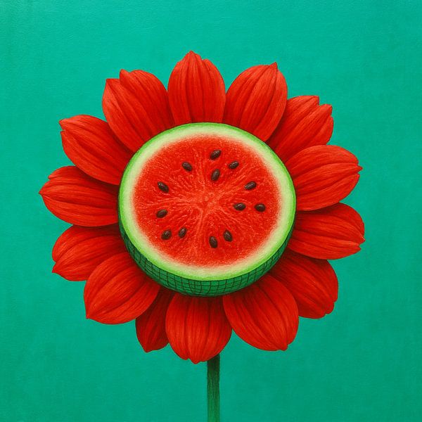 Watermelon Bloom - summery and playful by Kleurenrijk