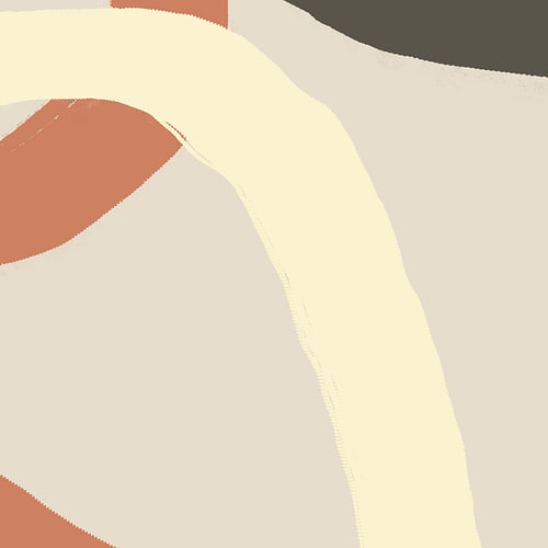 Minimalist Shapes in Earthy Pastels no. 2