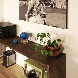 Customer photo: Roman Holiday, 1953 (b/w photo) by Bridgeman Images, on ArtFrame