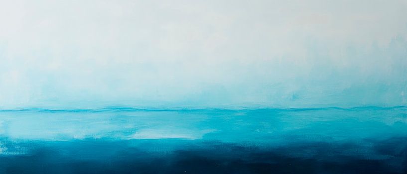 Dégradé harmonieux de bleu par Poster Art Shop