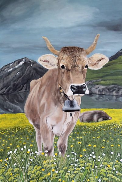 Allgäu Kuh von Veronika Metasch