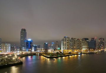 Skyline Rotterdam bij de Scheepmakershaven van Ad Jekel
