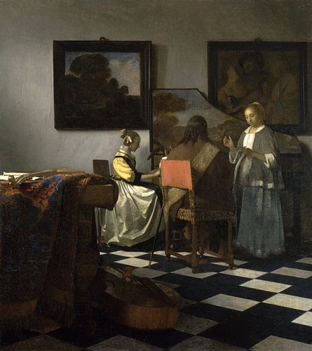 Het concert, Vermeer - ca. 1665