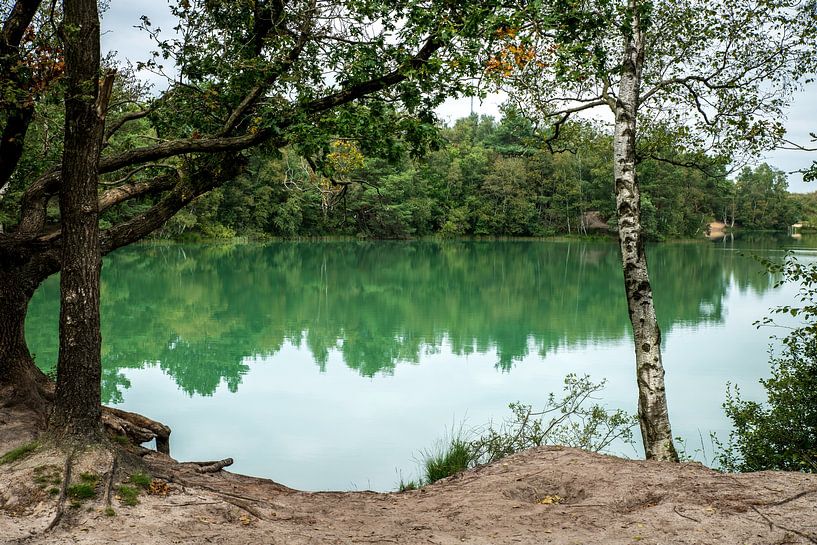the blue lake in Holland, lookoing like the lakes in canada, but this is near dwingelo by ChrisWillemsen