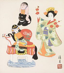 Japanisches Volksspielzeug: Frühling  (Kyōdo gangu shū: haru)