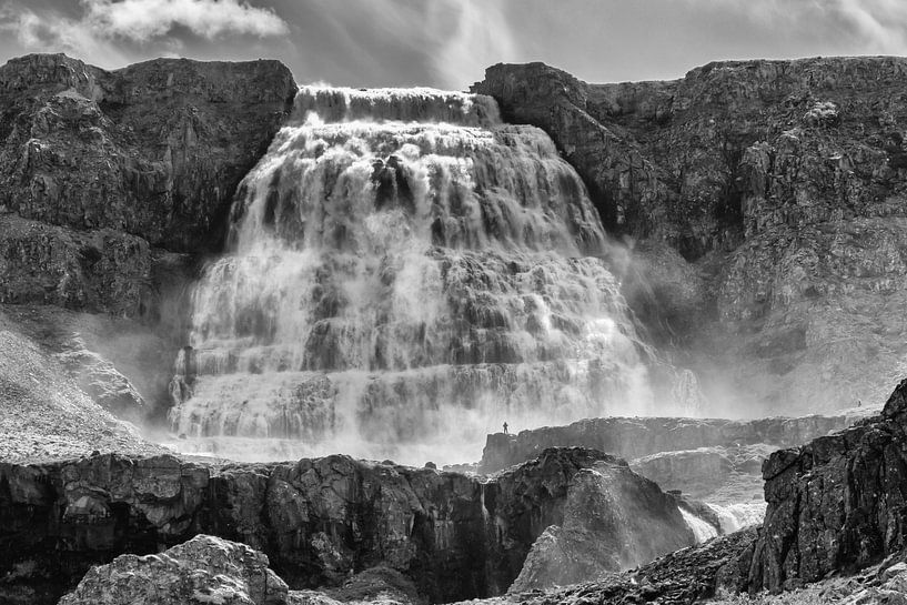 Dynjandi Wasserfall Island von Menno Schaefer