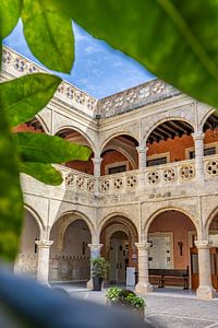 Schloss mit gotischen und arabischen Elementen, Castillo de Luna, Rota, Cádiz, Andalusien, Spanien